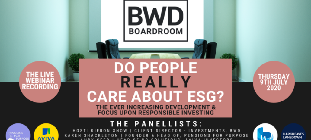 BWD Boardroom: Do People REALLY Care About ESG?